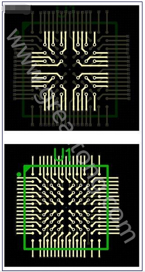 如何布線不同的BGA圈，從最外層開始，直到中心-深圳宏力捷