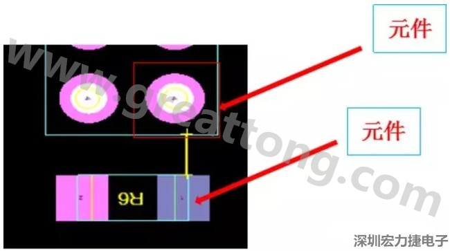 PCBA DFM問題實例2：元件距離太近，組裝干涉 