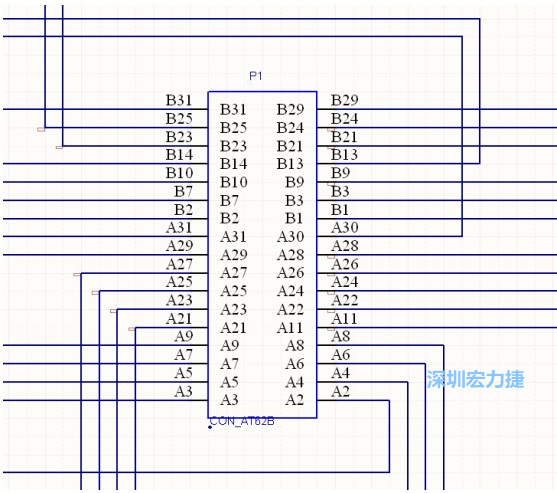 雙擊 1.SchDoc，文件可以被正常打開，下圖是其中的一部分：