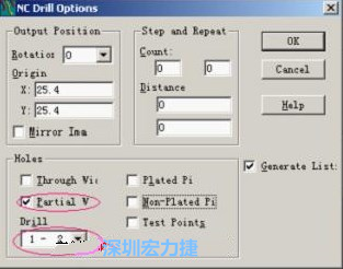 轉(zhuǎn)完Gerber后，接著還需轉(zhuǎn)鉆孔，通孔和盲、埋孔的轉(zhuǎn)法有所不同，轉(zhuǎn)通孔只須點(diǎn)擊Add，在彈出的窗口Document Name輸入文件名